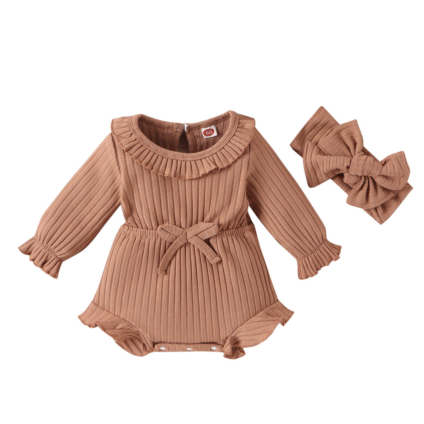 - Baby Girl Striped Romper Set - Baby Girl Striped Romper Set - Baby Girl Striped Romper Set
