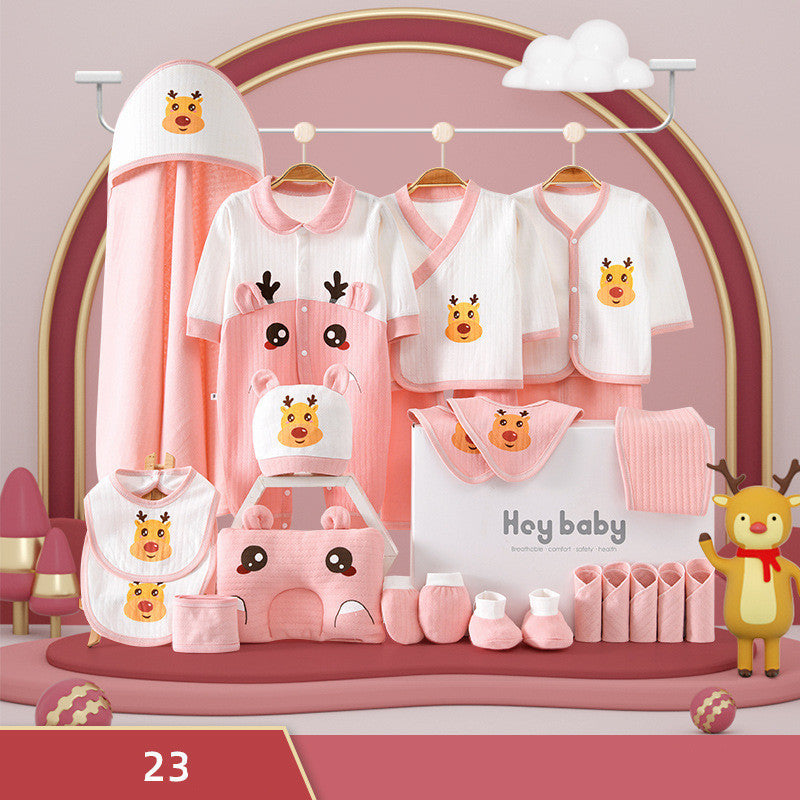 - Cotton Baby Clothes Gift Set