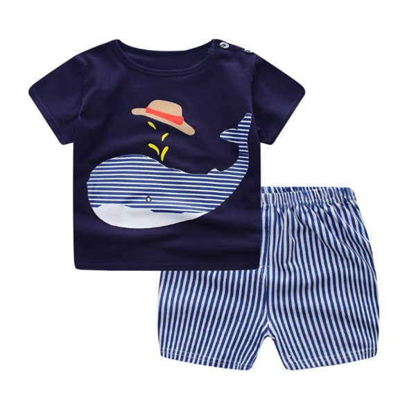 - Cartoon Baby Casual Clothing Set - Cartoon Baby Casual Clothing Set
