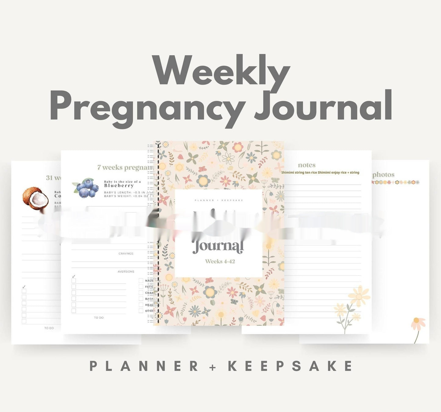 Weekly Pregnancy Diary