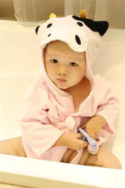 - Baby Hooded Bath Towel & Robe - Baby Hooded Bath Towel & Robe - Baby Hooded Bath Towel & Robe