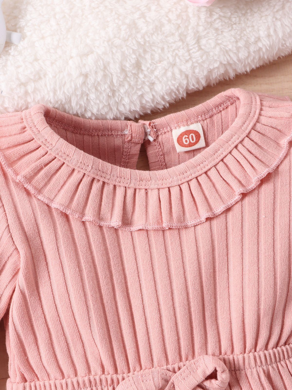 - Baby Girl Striped Romper Set - Baby Girl Striped Romper Set