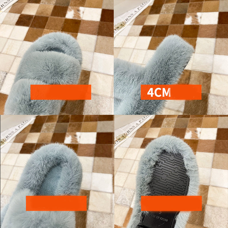 - Women’s Fuzzy Slippers