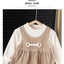 - Baby Girl Long Sleeve Dress Set -  Baby Girl Long Sleeve Dress Set