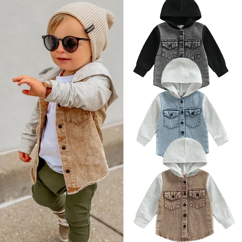 - Kids Cowboy Hooded Coat - Kids Cowboy Hooded Coat -  Kids Cowboy Hooded Coat -  Kids Cowboy Hooded Coat