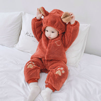 - Soft Quilted Newborn Romper - Soft Quilted Newborn Romper -  Soft Quilted Newborn Romper
