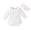 - Baby Girl Striped Romper Set -  Baby Girl Striped Romper Set