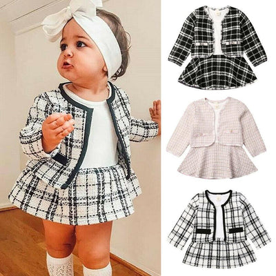 - Classic Baby Long-Sleeve Dress Set - Classic Baby Long-Sleeve Dress Set -  Classic Baby Long-Sleeve Dress Set