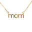 New MOM pendant necklace