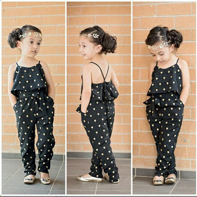- Girls Summer Polka Dot Jumpsuit Set - Girls Summer Polka Dot Jumpsuit Set -  Girls Summer Polka Dot Jumpsuit Set