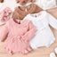 - Baby Girl Striped Romper Set - Baby Girl Striped Romper Set -  Baby Girl Striped Romper Set
