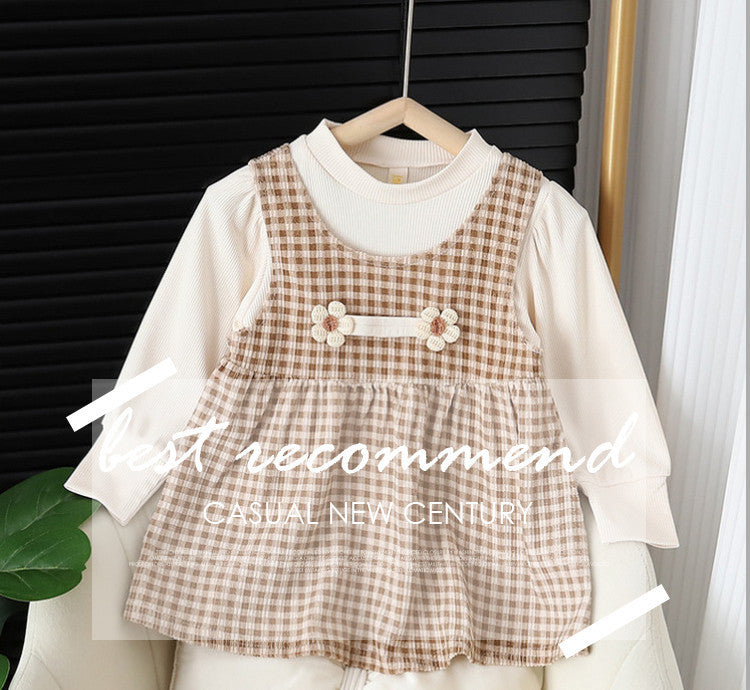 - Baby Girl Long Sleeve Dress Set - Baby Girl Long Sleeve Dress Set -  Baby Girl Long Sleeve Dress Set