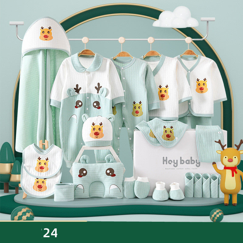 - Cotton Baby Clothes Gift Set