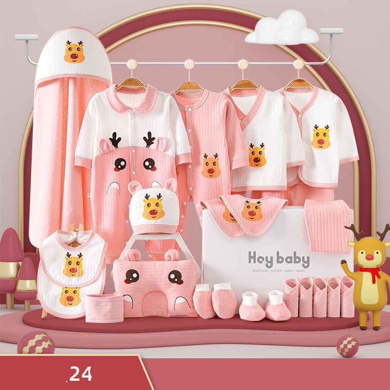 - Cotton Baby Clothes Gift Set