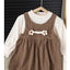 - Baby Girl Long Sleeve Dress Set -  Baby Girl Long Sleeve Dress Set